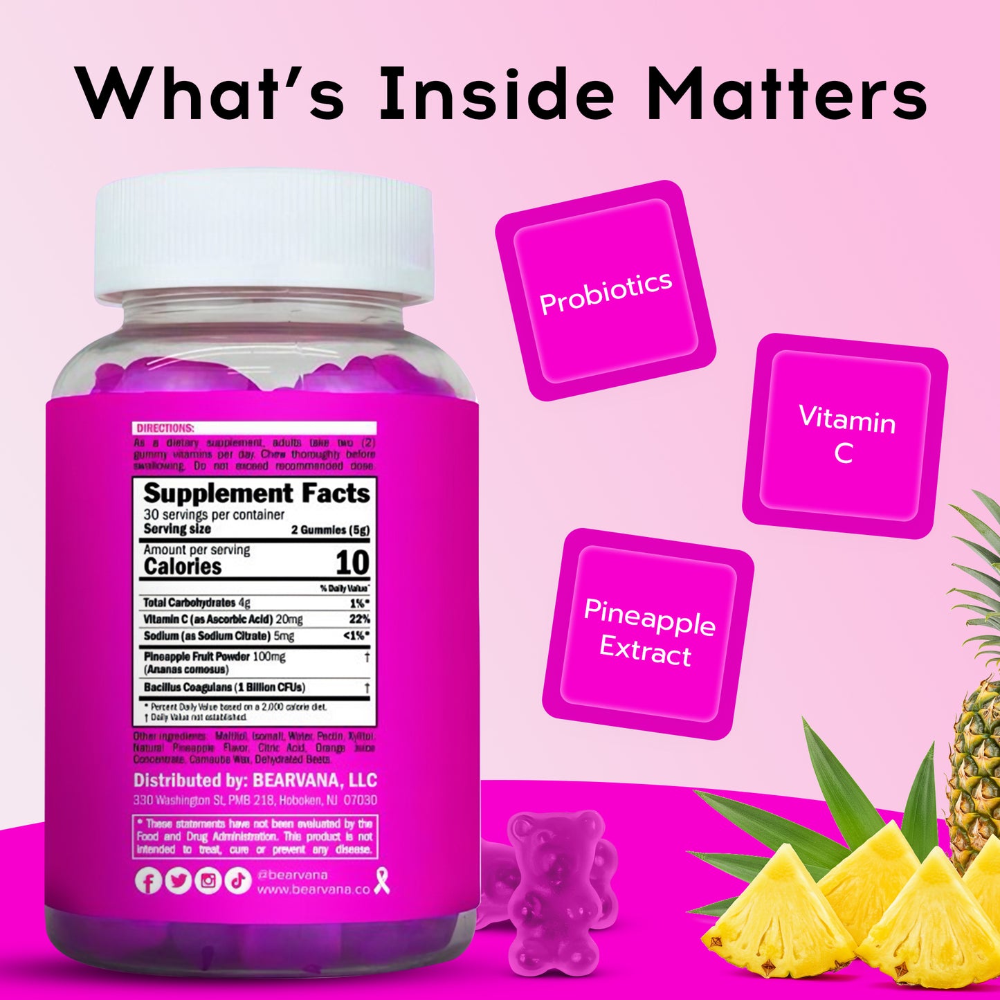 Bearvana Vaginal PH Balance - 1 Month Supply