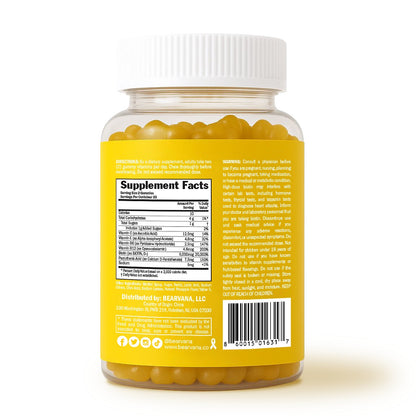 BEARVANA - Biotin Gummies - Extra Strength | Hair, Skin, & Nails