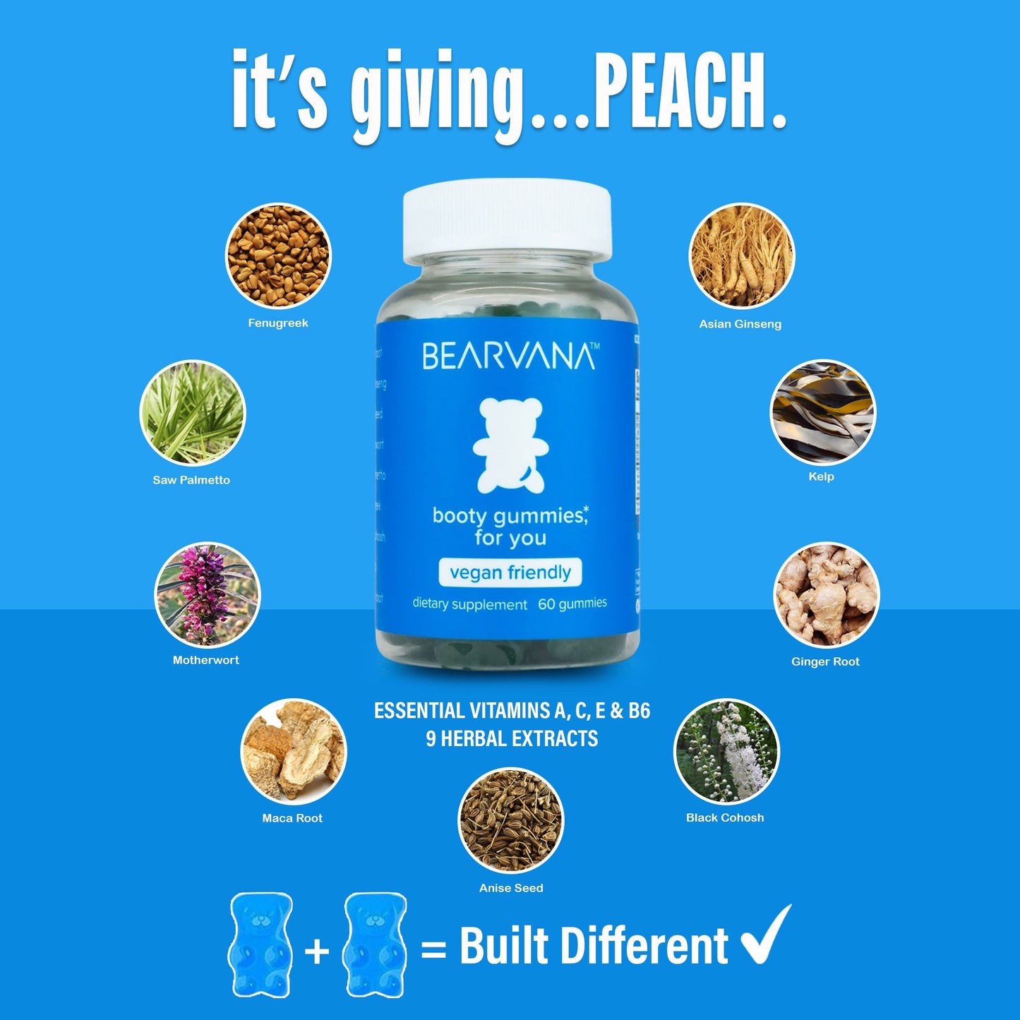 BEARVANA - Booty - 1 Month Supply