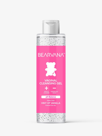 NEW Bearvana pH Balanced Feminine Wash – Gentle Daily Shower Cleanser for Women, Odor Control, Hint of Vanilla Scent, pH Safe Shower Gel