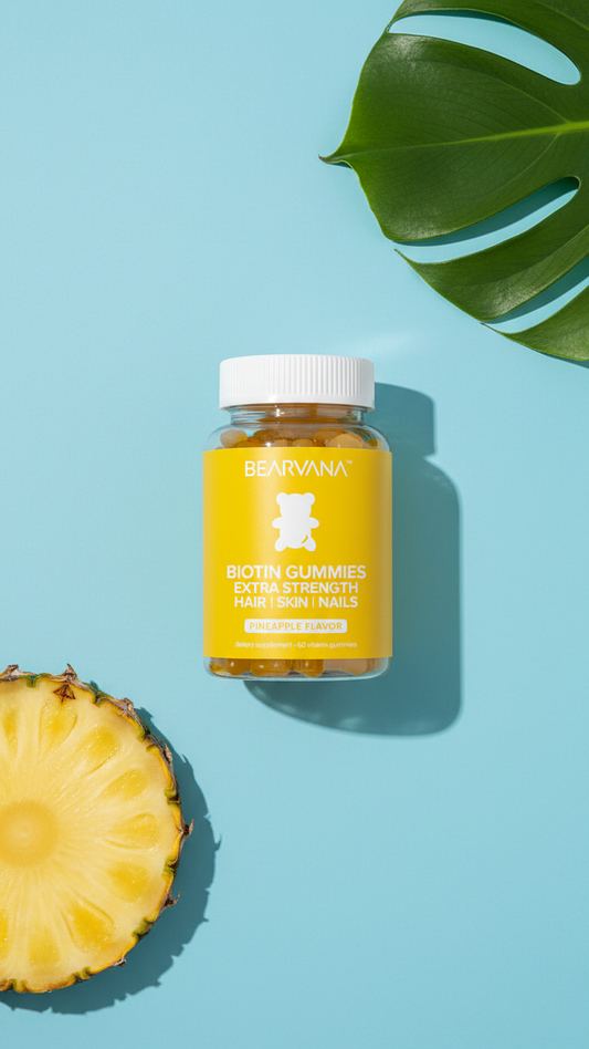 BEARVANA - Biotin Gummies - Extra Strength | Hair, Skin, & Nails