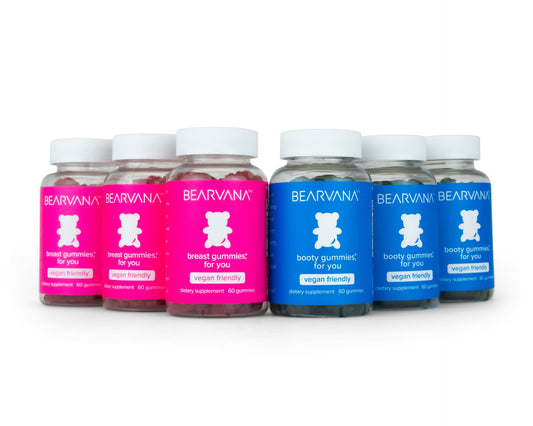 BEARVANA- Combo 6 Pack  - 3 month supply of Breast/Booty